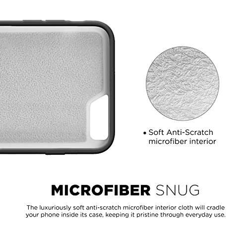 New iPhone 6S Ultra Slim [CASE & Clip Combo] Soft-Touch Slider Shell + Belt Clip Holster (Includes HD Screen Guard) Encased (Matte Black) 2