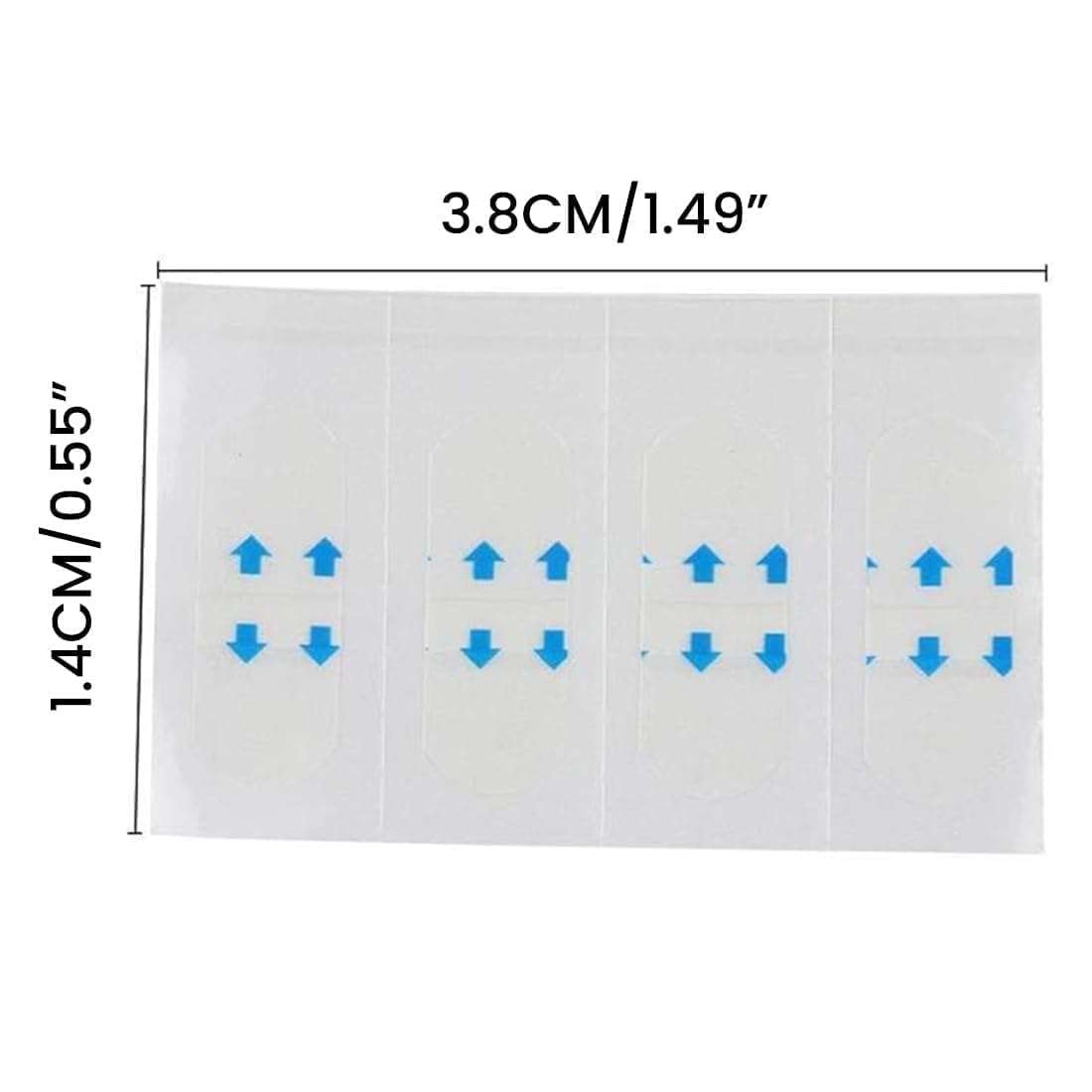 livexa Face Lift Tape Invisible for Instant Face Lifting & Contouring | High-Elasticity Double Chin Sticker, Neck & Facial Line Tightening Tape with String | Wrinkle Smoothing, V-Shape Face Slimming, Sagging Skin Lifter (40 Pcs, Pack of 1) 4