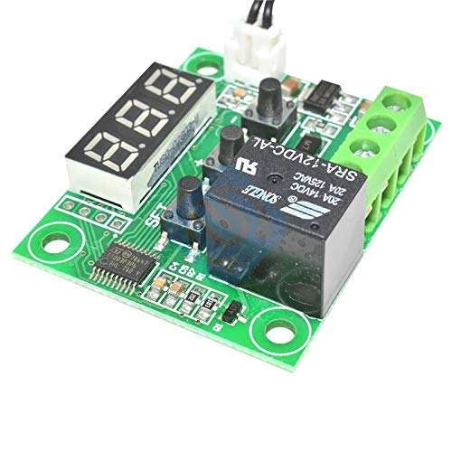 ZTSHBK W1209 DC 12V Green LED Digital Thermostat Temperature Control Thermometer Thermo Controller Switch Module Waterproof NTC Sensor 6