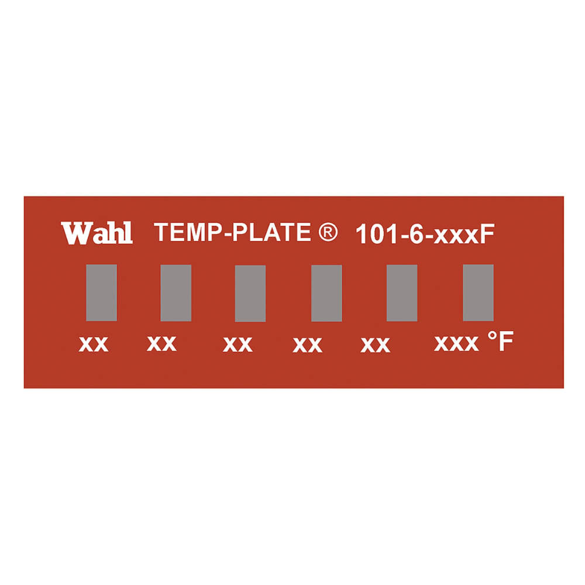 Wahl Instruments 101-6-170F Mini Six-Position Temp-Plate, 170, 180, 190, 200, 210 and 220 Degrees F (Pack of 10)