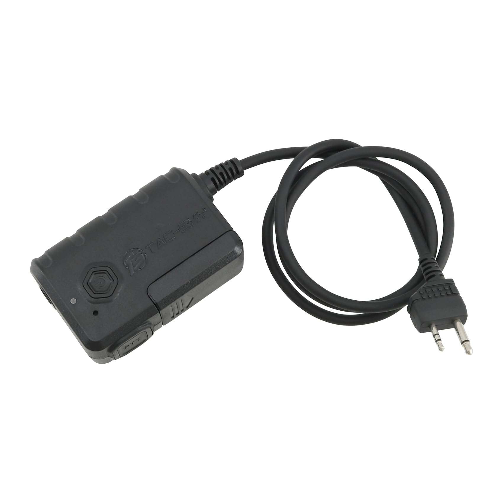 TACGZGJSM 2pin Extension Cable PTT for Midland Radio, 7.0mm Plug（Black） 4