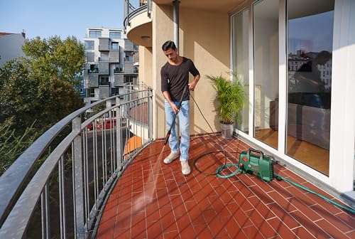 Bosch EasyAquatak 120 Bar 1500W Electric High Pressure Washer Cleaner with High Pressure Gun, Lance, 5m Hose, Variable Fan Jet Nozzle, Rotary Nozzle & Detergent Nozzle, Self Priming Capable 3