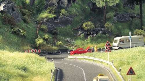 Noch 60709 Flxbl Cntry Road gray H0 Scale 2