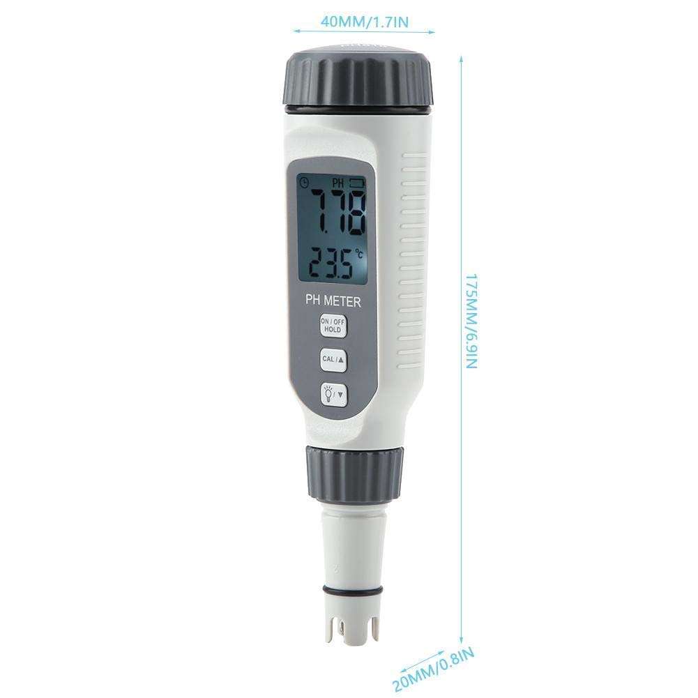 YYONGAO Water Quality Meter, PH Meter,Professional PH Meter Portable Water Quality Tester Acidimeter PH818 3