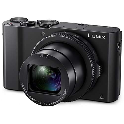 Panasonic LUMIX LX10 4K Digital Camera, 20.1 Megapixel 1-Inch Sensor, 3X LEICA DC VARIO-SUMMILUX Lens, F1.4-2.8 Aperture, POWER O.I.S. Stabilization, 3-Inch LCD, DMC-LX10K (Black) 1