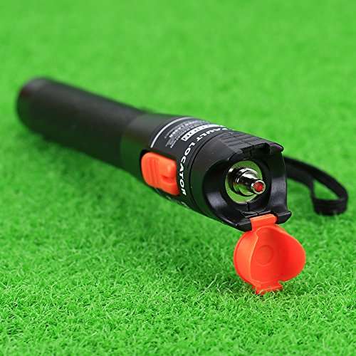 Visual Fault Locator Fiber Optic Cable Tester Tools Aluminium Alloy 10KM VFL for FC,SC,ST & LC Adapters 3