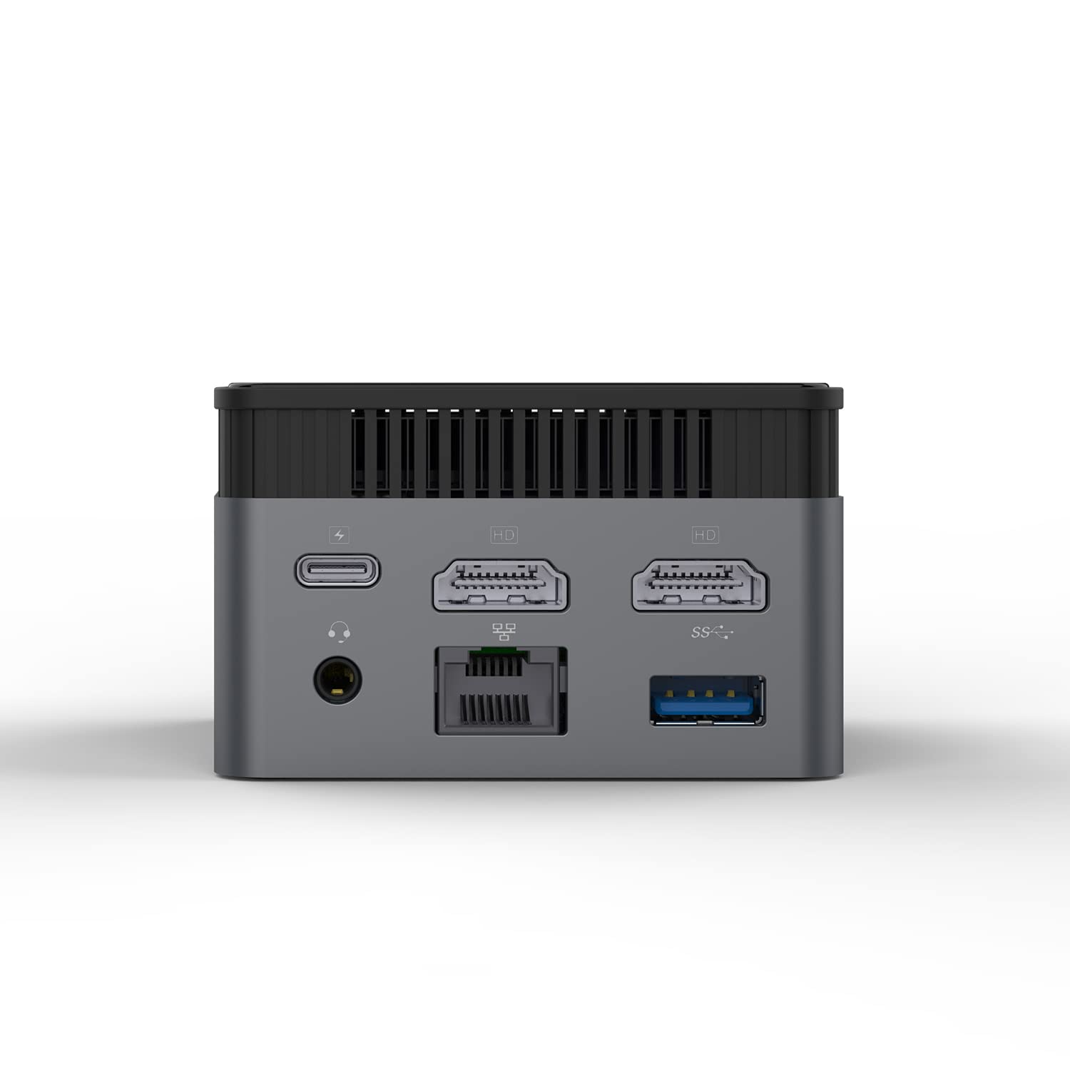 IDEARACE Mini Desktop PC Celeron N5105 CPU 4 Cores Up to 2.90GHz 8GB RAM 256GB SSD Built in AC7265/2.4G/5G 2xHD 1xGiga LAN(RJ45)