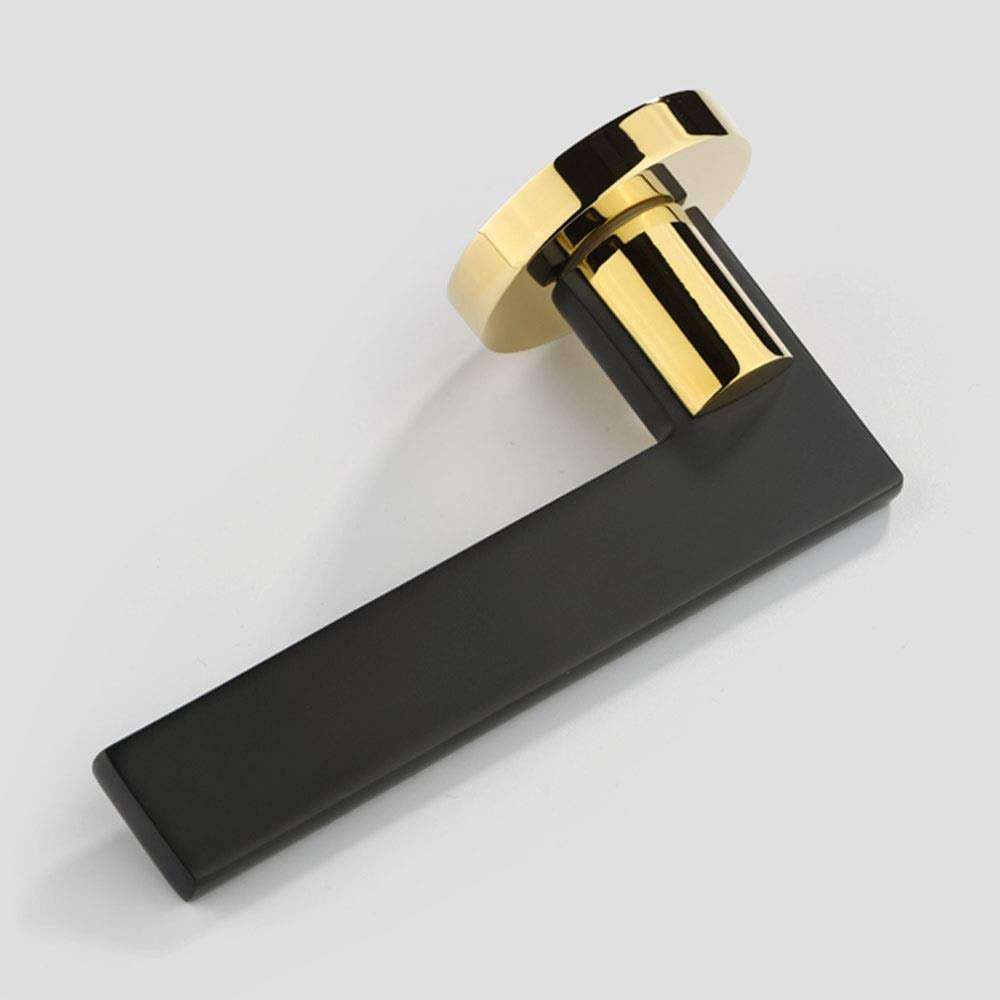 Toy Door Hardware Privacy Door Lever Door Handle Sets Reversible for Right/Left Side Interior Door Handles for Bathroom Bedroom and Office 6