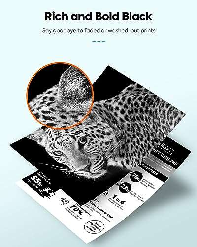 TESEN Compatible Ink Cartridge Replacement for Canon 280XXL PGI-280XXL PGI 280 XXL Black Ink Cartridge Use with PIXMA TR7520 TR8520 TS6120 TS6220 TS8120 TS8220 TS9120 TS9520 TS9521C Printer, 3 Pack 4