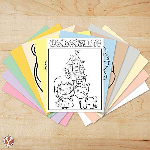 Peach Card Stock Paper - for Stationery Art and Craft, Printing and School Projects | 8.5 x 11 Pastel Colored Medium Weight Cardstock, 67 LB Vellum Bristol | 250 Sheets 2