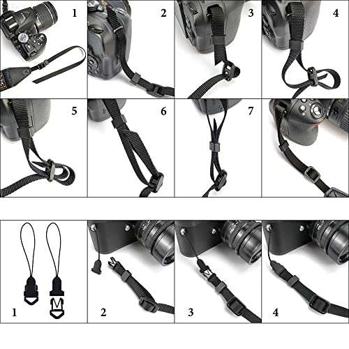 CLOUDMUSIC Camera Strap Jacquard Weave Neck Strap For Girls Men Women Floral (Style 33) 5