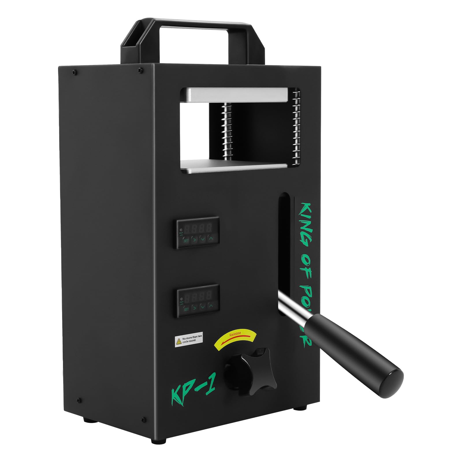 Hydraulic Heat Press Machine,300W Universal 4 Ton Hydraulic Heat Press Machine with Led Displays,8818.49 Lbs High Pressure,Manual Heat Press Machines for Home Extraction of Vegetable Oils, Stamping