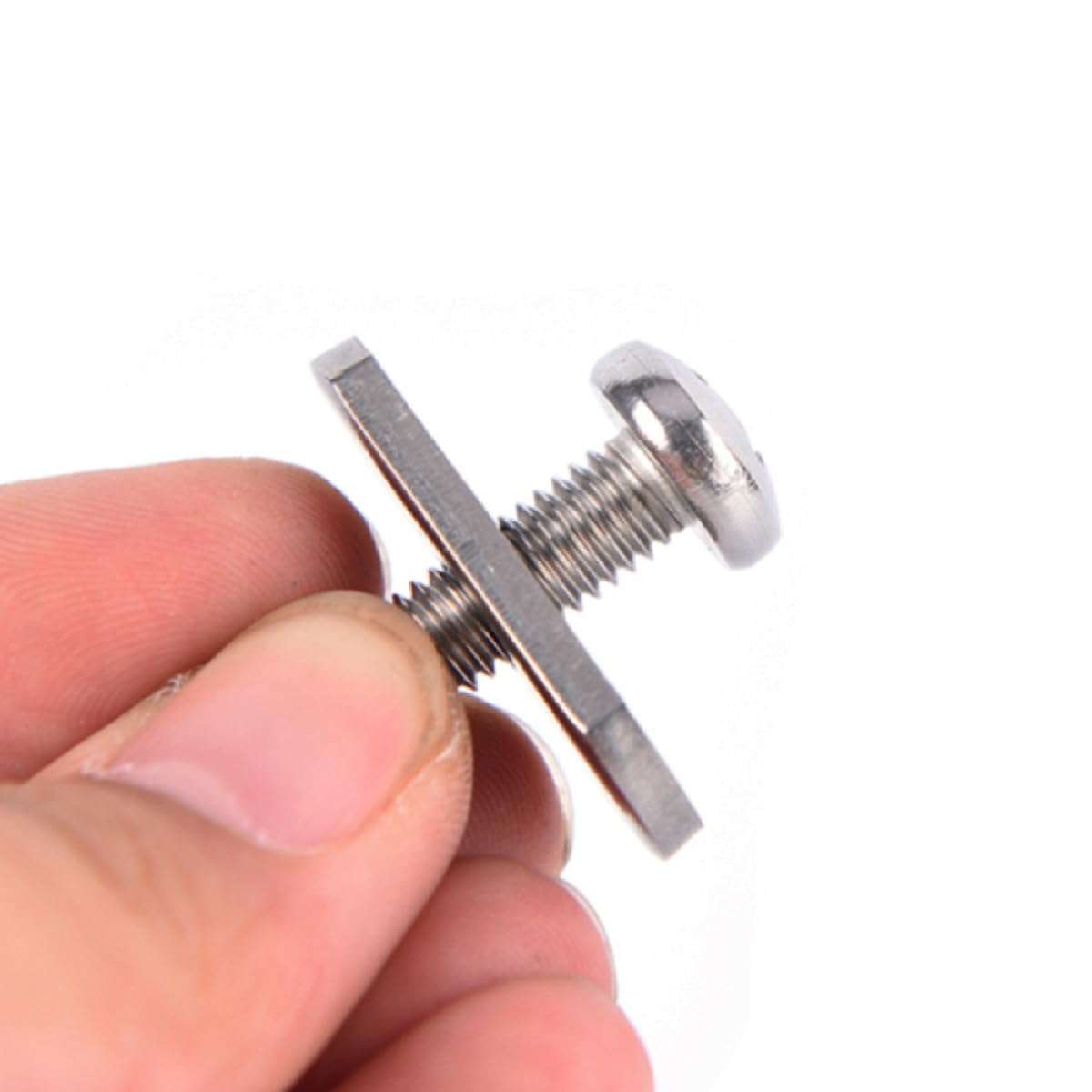 AONTOKY 8Pcs Stainless Steel Kayak Rail Track Screw Nuts Tie Down Mount Eyelet Rail Mounting Accessories Screws for Kayaks Canoe Boats 5