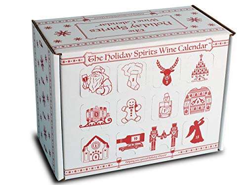 Advent Calendar for Alcohol & Adults | Gift Booze & Wine for Christmas 2025 | Great White Elephant & Holiday Party Hostess Present Idea | Alcohol Not Included (1, Wine) 4