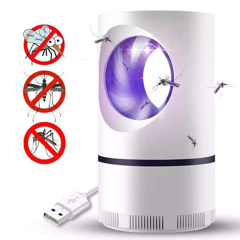 LACOSSI Electric Mosquito Killer, Fly Insect Killer Machine, Insect Bug Zapper,Fly Catcher and Trap Killer LED Lamp for Restaurants,Home, Kitchen, Kids Bedroom,Outdoor Office (C-White) 2