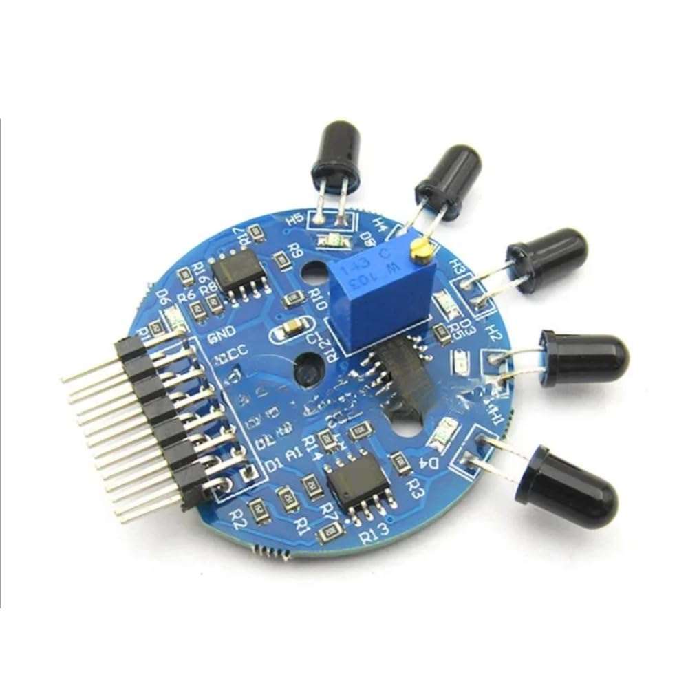 V TELESKY 2PCS Visual Tutorial of Flame Sensor Module Analog Digital Dual Output Fire Extinguishing Robot 4