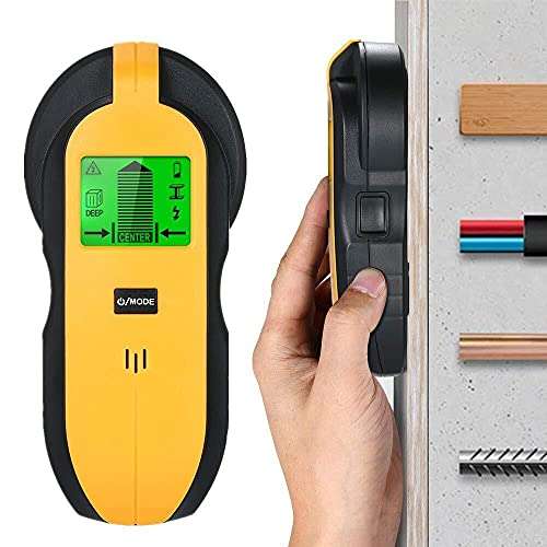 TANGIST High Sensitivity Stud Finder Sensor Wall Scanner, 4 in 1 Multifunction Electronic Stud Sensor Wall Detector Center Finding with LCD Display for Wood AC Wire Metal Studs Detection 1