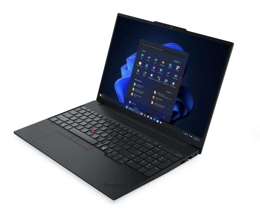 Lenovo ThinkPad E16 Gen 3 Business Laptop 16.0" Touchscreen WUXGA IPS 300 nits (Intel Ultra 5-225U 6-Core 2.00GHz, 64GB DDR5, 512GB PCIe SSD, Backlit KB, FP, Win11P) w/MS 365 Personal, DKZ Hub 6