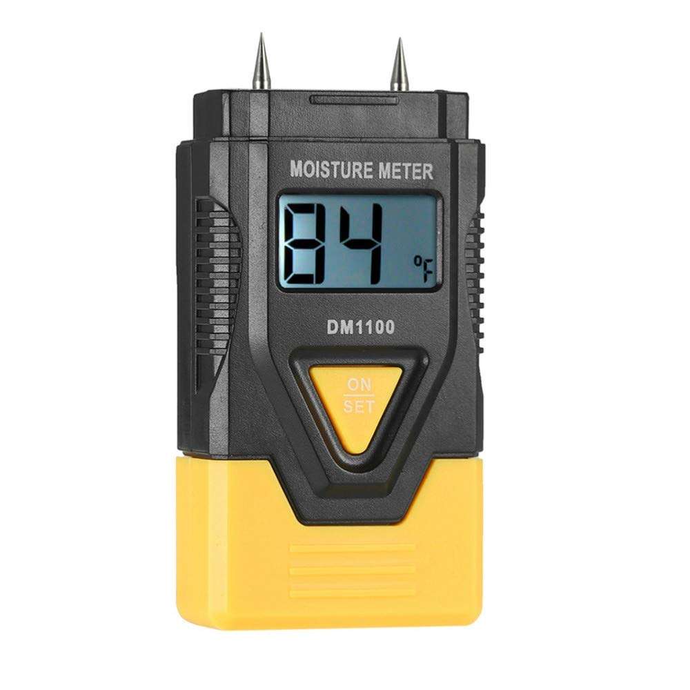 WJUKC 3 in 1 Digital Wood Moisture Meter Concrete Saw Timber Moisture Tester Thermometer Portable Level Meter Measurement 4