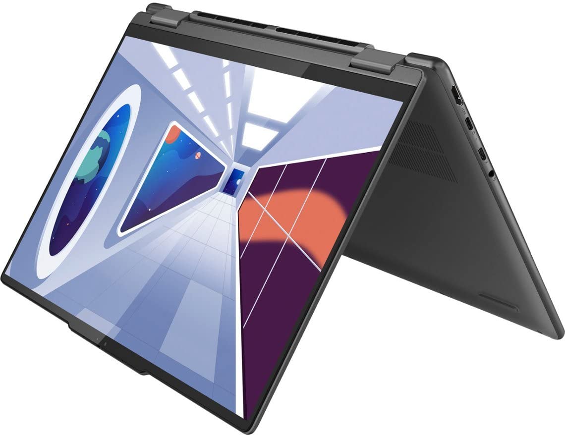 Lenovo Yoga 7i 2-in-1 14" 2.2K Touchscreen Laptop, Intel Evo Platform, Intel Core i5-1335U Processor, 8GB Memory 1TB SSD, Intel Iris Xe Graphics, Backlit KB, WiFi 6E, Win11, Storm Grey, W/GaLiMu