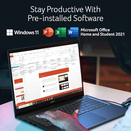 Acer Aspire 5 Thin and Light Laptop 13th Gen Intel Core i3-1305U (Windows 11 Home/8 GB RAM/512 GB SSD/MS Office) A515-58P 15.6" Full HD Display, Steel Gray, Wi-Fi 6, 1.78 Kg 5