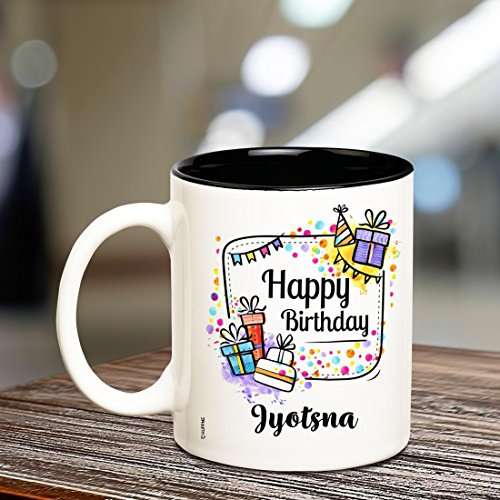 Huppme Happy Birthday Jyotsna Inner Black Coffee Name Mug 2