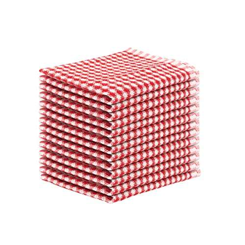 RiSE N SHiNE Cleaning Cloth Multipurpose Cleaning Cloth Kitchen Cleaning Cloth 240 GSM - Pack of 4 (Size - 30x50 cm)(Black) 1