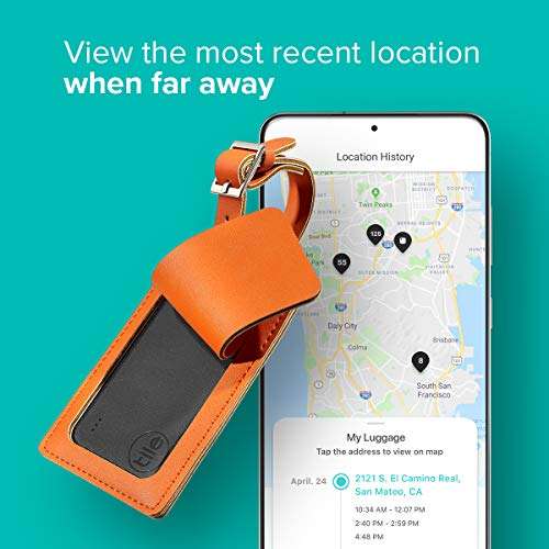 Tile Slim (2020) 1-pack - Slim & Sleek Bluetooth Tracker, Item Locator and Finder for Wallets, Passports and Electronic Devices and More; Waterproof with Built-in 3 year battery 4