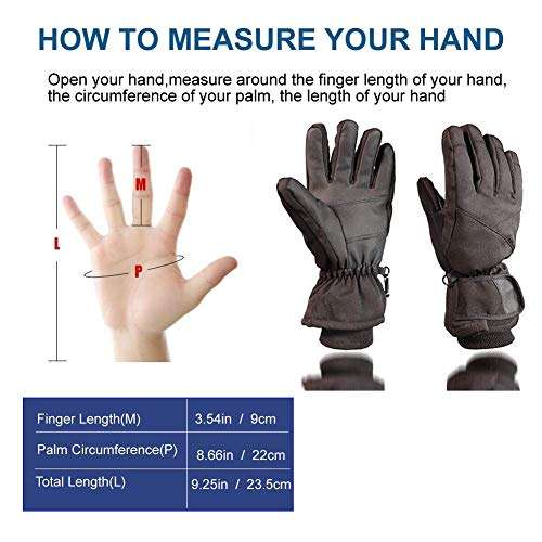 HoHoZBG Kids ski Gloves for Boys Girls 5-8,Winter Snow Gloves for Kids, Kids Winter Ski Gloves, Boys Youth Snow Gloves, Childrens Insulated Snows Gloves… 6