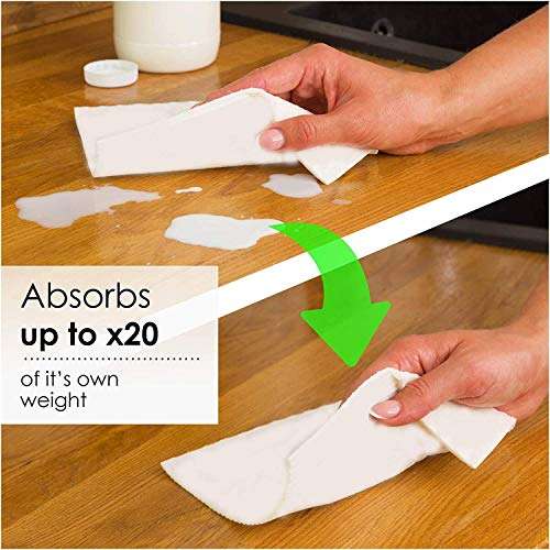 MustHome Reusable Kitchen Wipes Highly Absorbent, Washable, Breathable and Durable Magic Kitchen Towel for Kitchen, Bathroom Windows, dusting etc, Multipurpose Wipes (Pack of 3) 6
