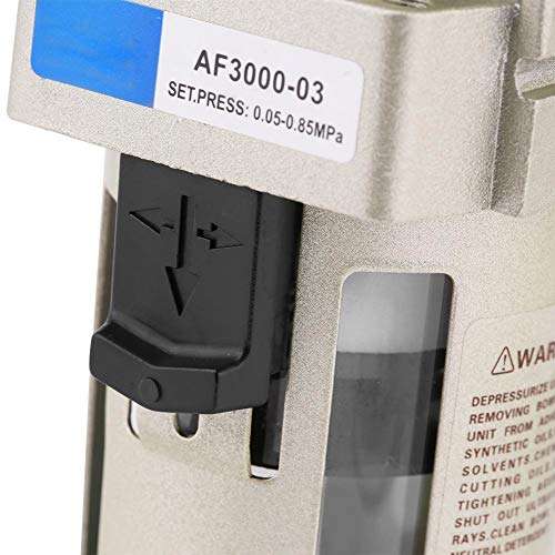 East buy Moisture Water Filter - AF3000-03 G3/8'' Compressed Air Compressor in Line Moisture Water Filter 6