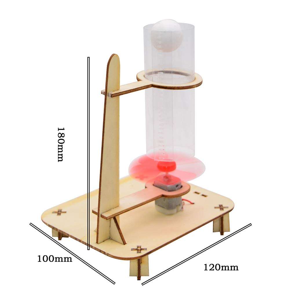 Cuteam Ball Blowing Machine, Children DIY Ball Blowing Machine Toy Science Projec-t Experiment Education Model 5
