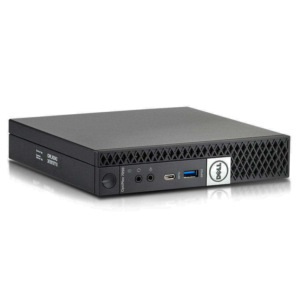Dell OptiPlex 7050 Micro Computer, Intel Quad Core i5-6500T up to 3.1GHz, 16G DDR4, 256G SSD, Windows 11 Pro 64 Bit (Renewed) 1