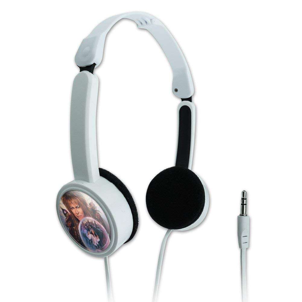 GRAPHICS & MORE Labyrinth Crystal Ball Goblin King Jareth David Bowie Novelty Travel Portable On-Ear Foldable Headphones 1