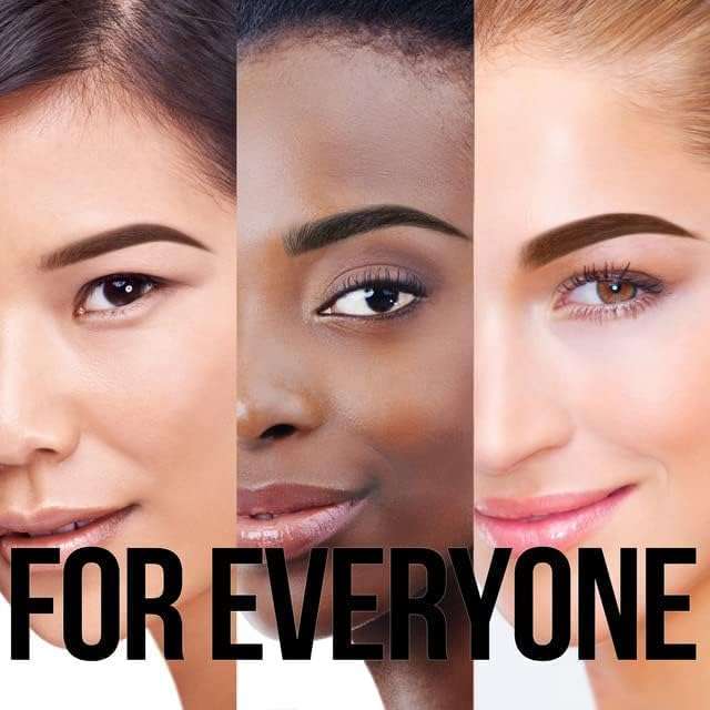 EYEBROW STAMP Shaping Stencil Kit with Reusable Eyebrow Stencils Sticker,1 Double-End Brush and 1 Sponge Applicator,1 Razor,Long-Lasting Waterproof Eyebrow Kit 3