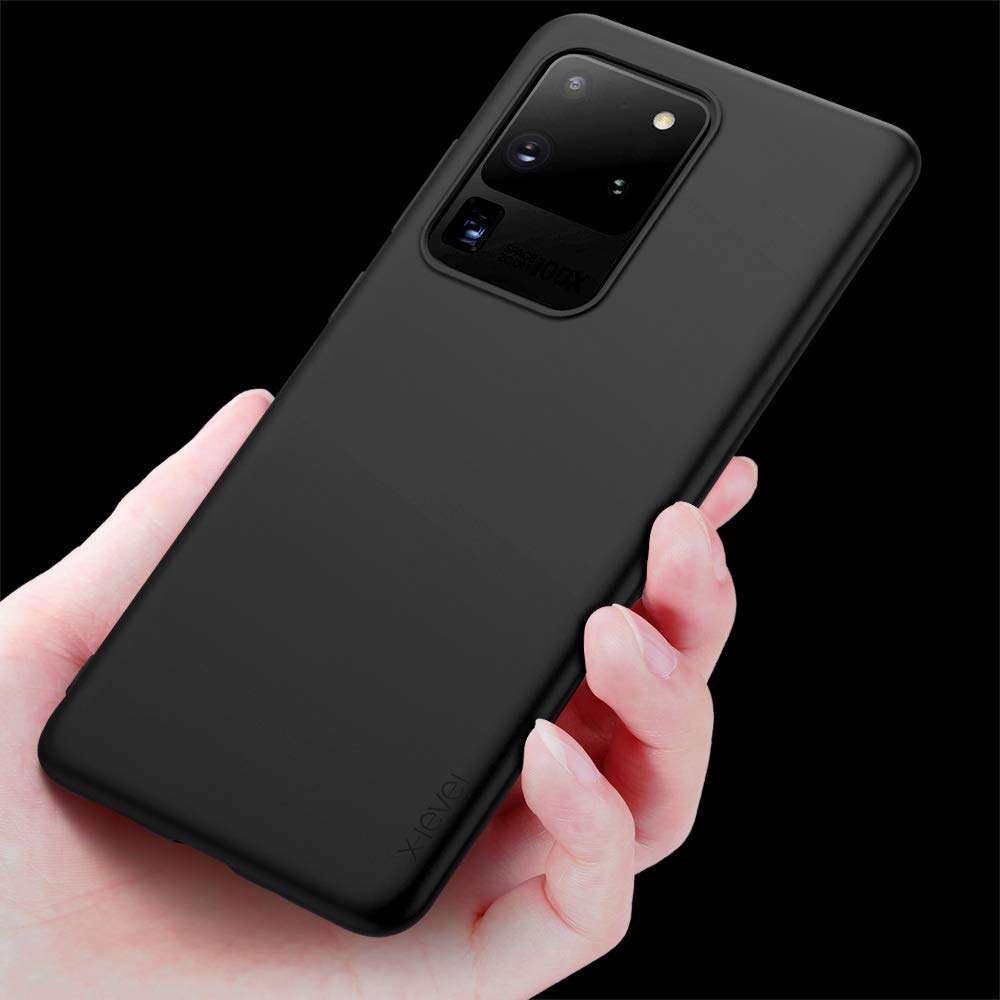 X-level Compatible with Samsung Galaxy S20 Ultra Case/S20 Ultra 5G Case Slim Fit Soft TPU Ultra-Thin S20 Ultra Mobile Phone Cover Matte Finish Coating Case for Samsung Galaxy S20 Ultra/S20 Ultra 5G 4
