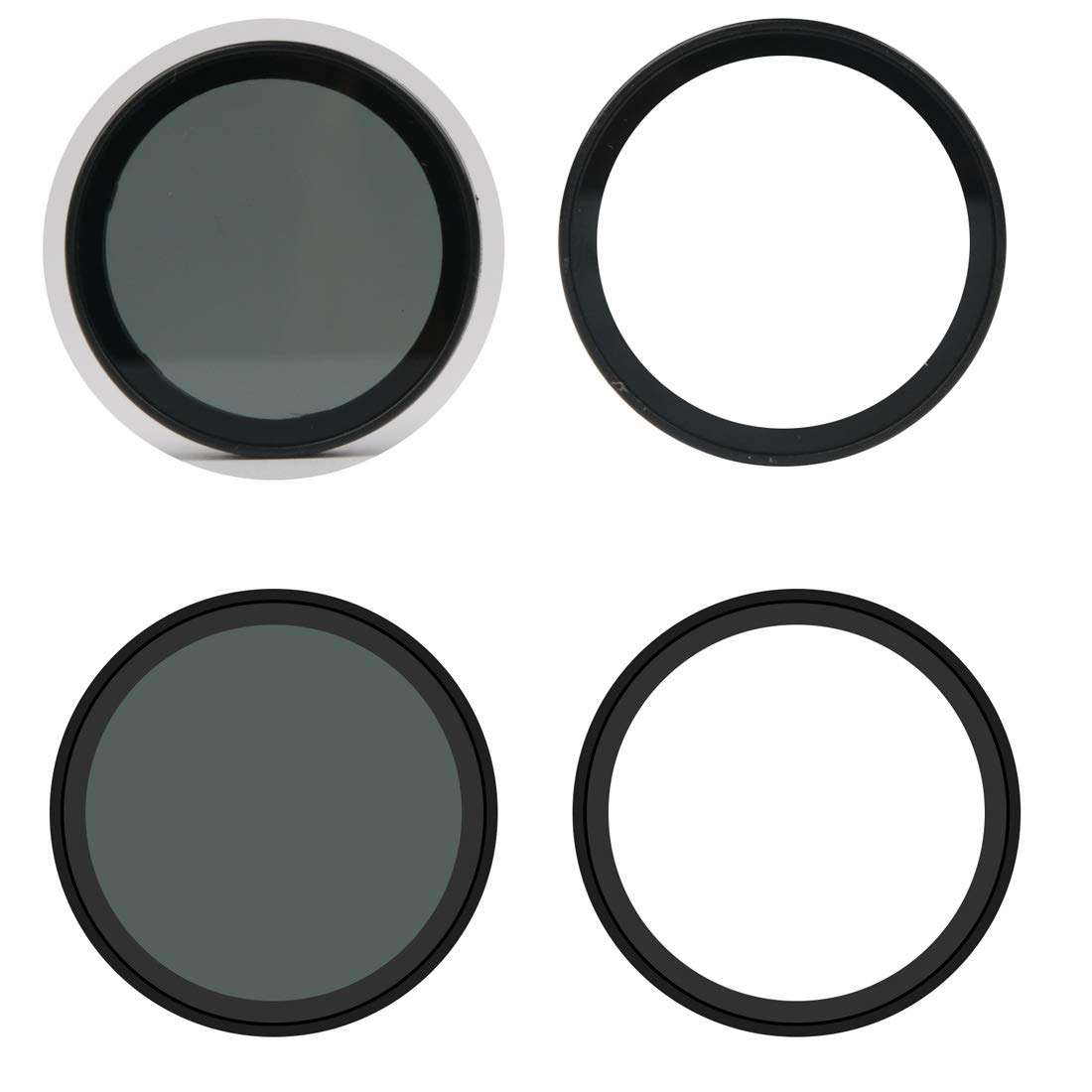 HAWEEL Lens Filter for Xiaomi Mijia Small Camera 38mm UV Protection + ND Dimmer Lens Filter (Black) (Color : Black) 5