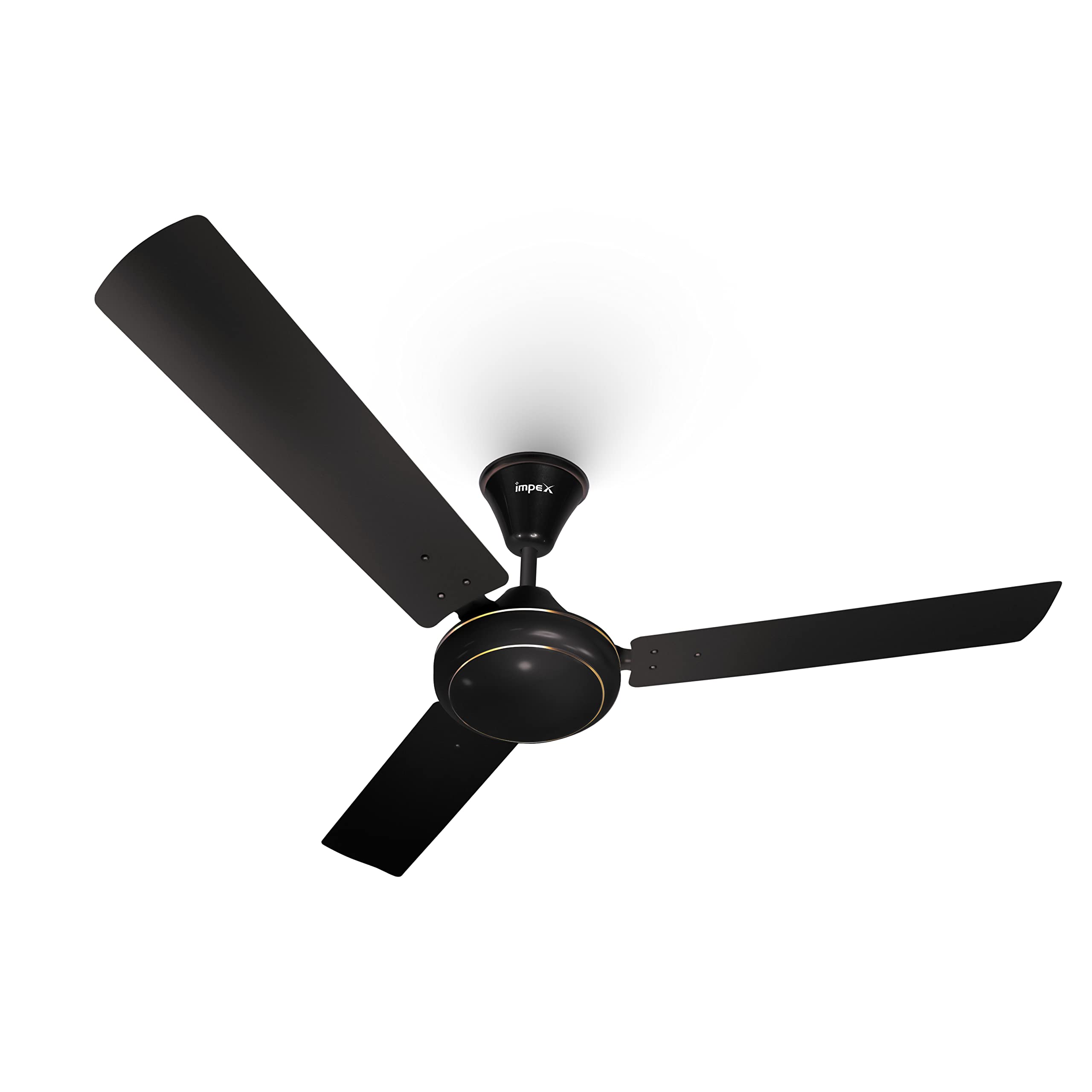 Impex AERO PLANITO 400 RPM High Speed Silent Operation Ceiling Fan Dusty Black