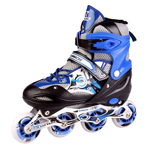 kamachi Inline Skates Medium Size (Color: Blue)