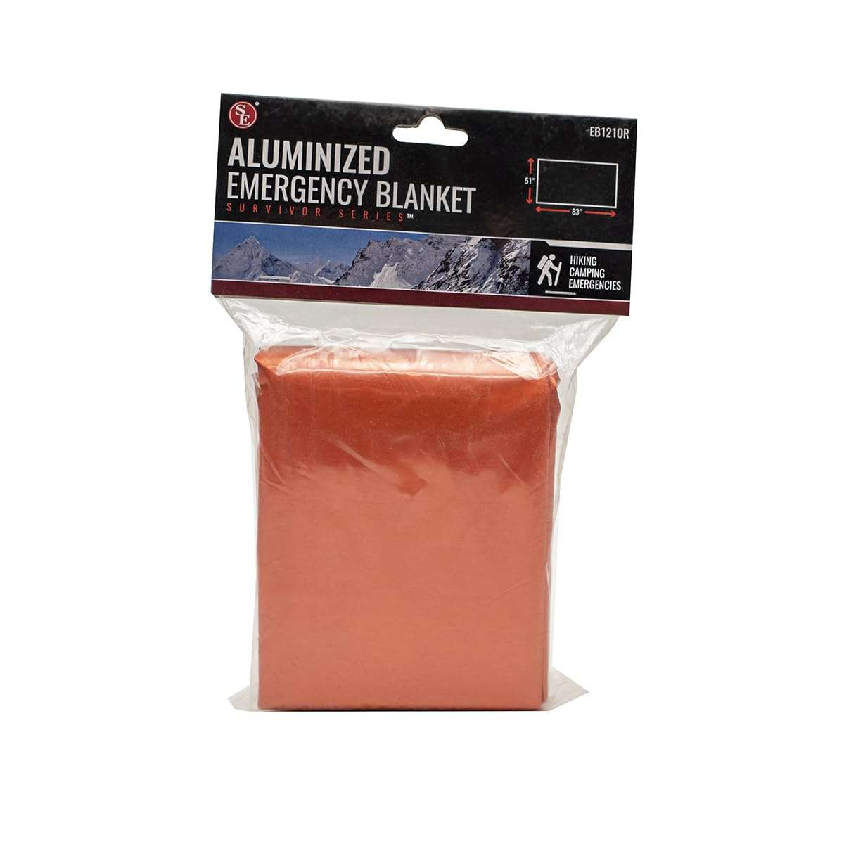 Treasure Gurus Emergency Orange Solar Blanket Reflective Mylar Tarp Camping Hiking Gear Survival Supplies 1