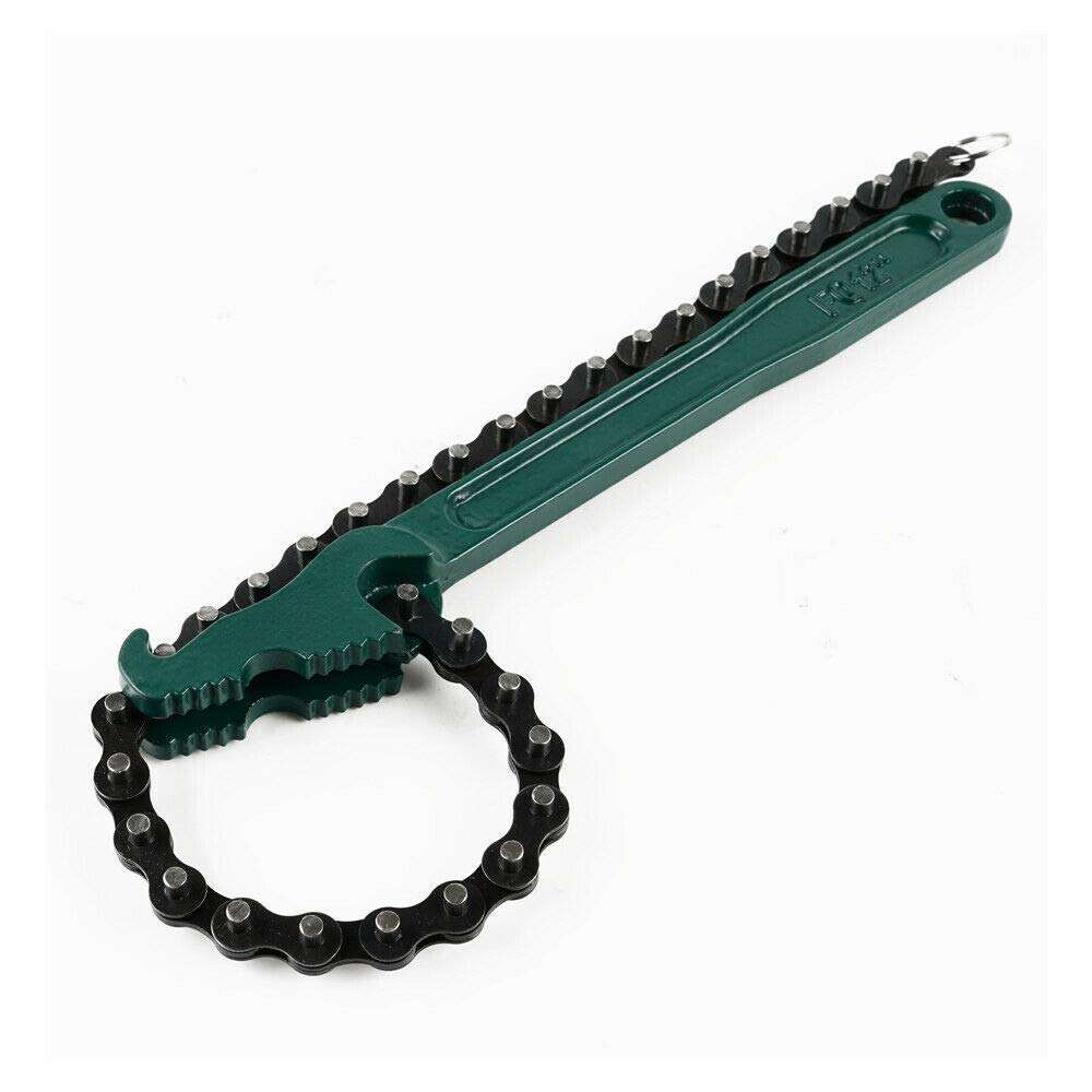 Universal Oil Filter Wrench 12 inch Grid Filter Chain Spanner Wrench Auto Chain Type Oil Fuel Filter Filters Remover Tool