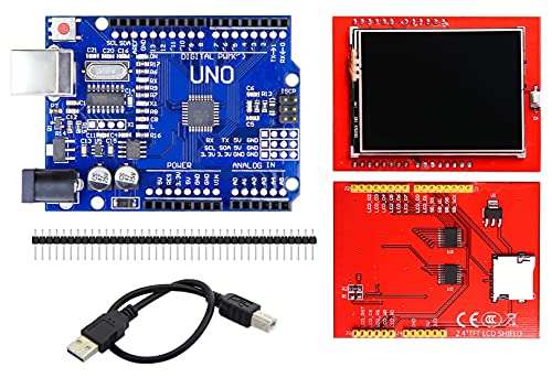 OLatus OLA10047 UNO R3 SMD Kit Improved Version | 2.4 Inch TFT Touch Screen Display Module Kit compatible with Arduino 1