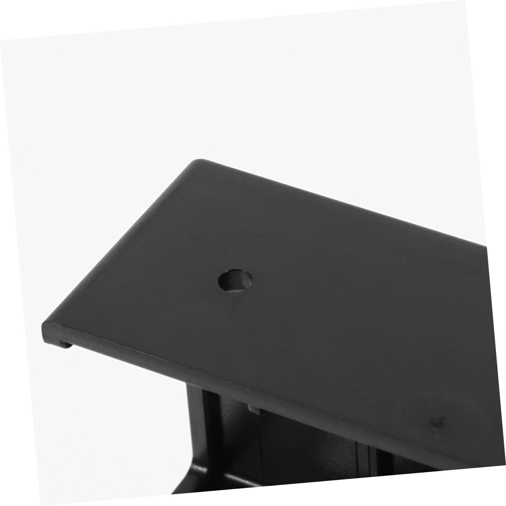 TEHAUX 1set Desk Laptop Holder Bracket Sturdy Storage Mount for Keyboard and Devices Space-Saving Design Easy Installation for Home Office Use Black 3