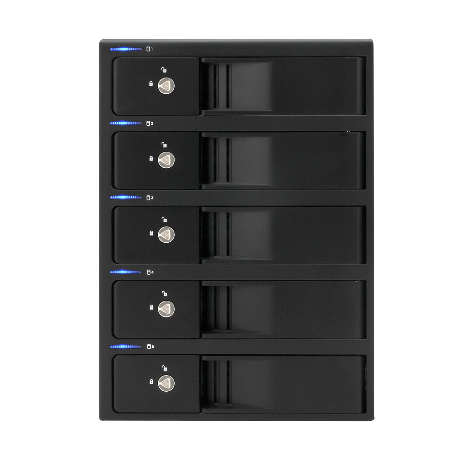 Century CRIB535EU3C_FP USB 3.2 Gen1 Connection USB / eSATA Compatible, 3.5 Inch SATA x 5 Devices with RAID Function 3