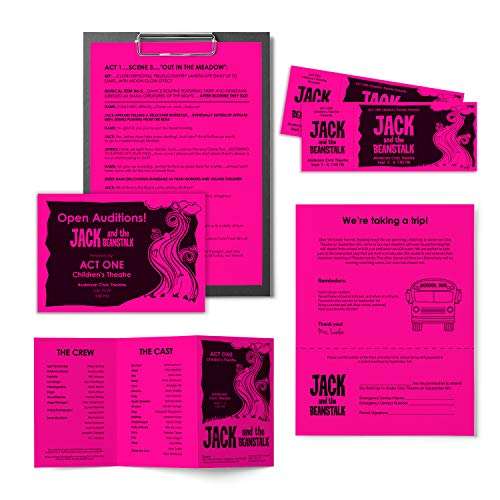 Astrobrights Mega Collection, Colored Paper, Bright Pink, 625 Sheets, 24 lb/89 gsm, 8.5" x 11" - MORE SHEETS! (91674) 3