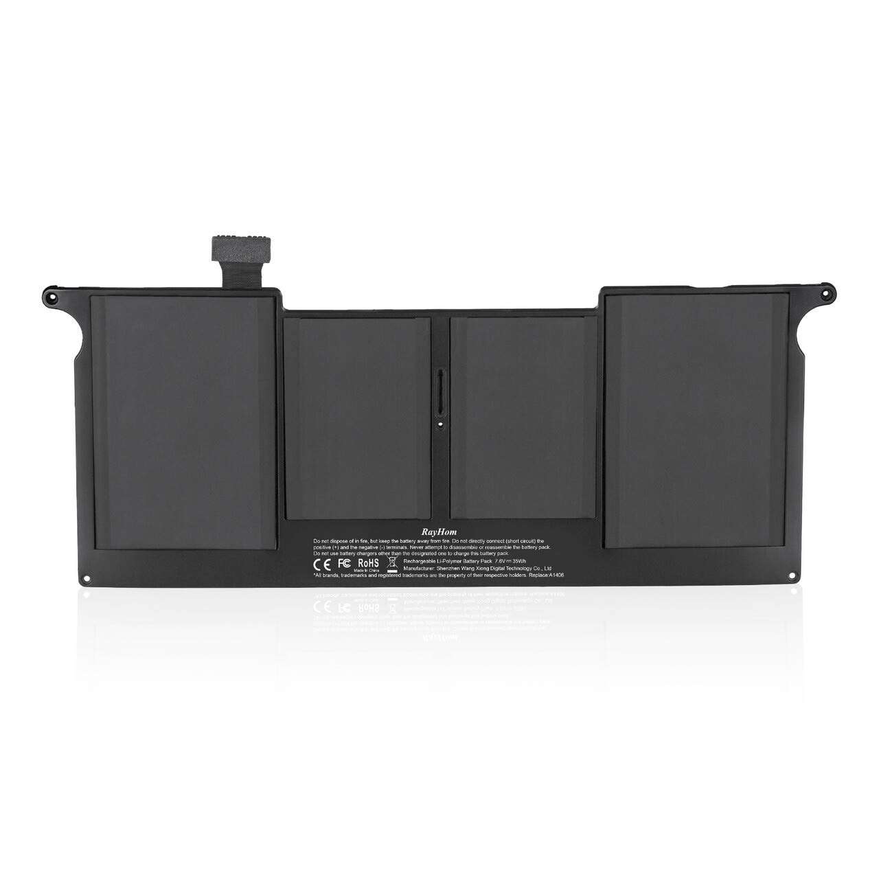 A1406 A1465 Laptop Battery - Battery Replacement for MacBook Air 11 Inch A1370 A1495 (Mid 2011 2012 2013 Early 2014 2015) 7.6V 35Wh 2