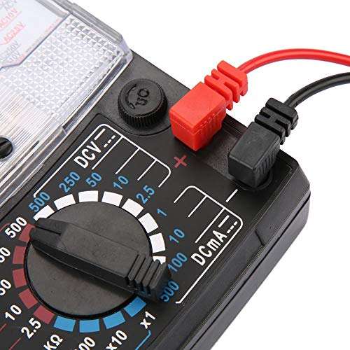 SANON Analog Multimeter, Analog Pointer Multimeter AC DC Voltage Resistance Testing Instrument 6