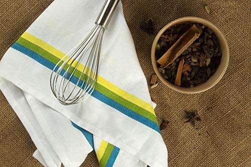 Neolino Kitchen Dish Towels, Herringbone Weave Kitchen Towels, 100% Cotton (Size: 15x25 Inch), Highly Absorbent Bar Towels & Tea Towels - (Set of 12)-Turquoise 2