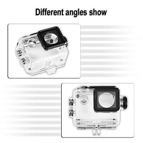 Camera Case, Action Camera Housing Case with USB Charging Cable Support for SJ4000/SJ7000 3
