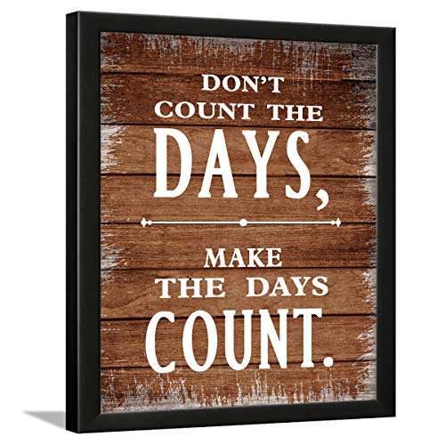 Chaka Chaundh - Office Quotes Frames - Motivational Quotes Wall Frames for Office - Positive Business Quotes Wall Frame - Office Quotes Poster - (13.5 X 10.5 Inches) (Wood vintage color - 3) 1